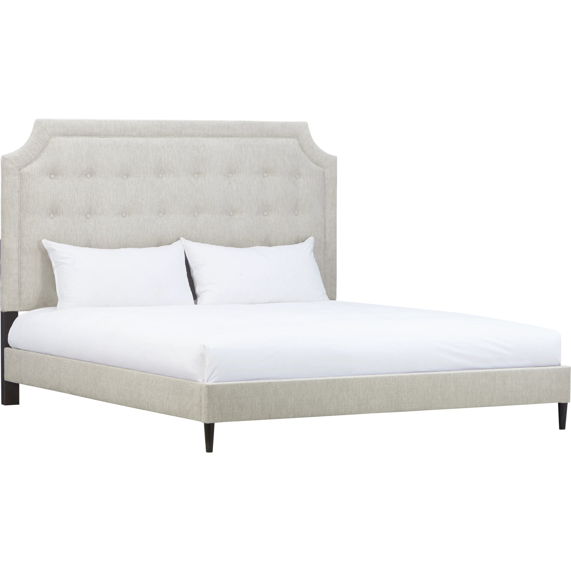 Zest Scooped Welt Upholstered Bed by Zest. Made from mdf, partical board in a modern style.