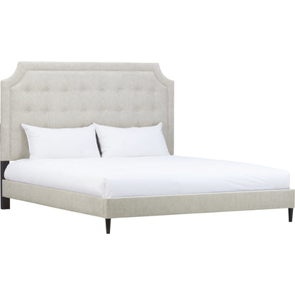 Zest Scooped Welt Upholstered Bed by Zest. Made from mdf, partical board in a modern style.