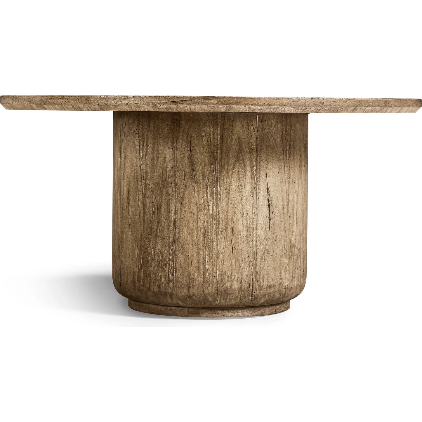 002 SI-2462570 | Additional Silo | 60" Stone Ridge Round Dining Table by Jonathan Charles in tully light acacia. Made from acacia in a transitional style.