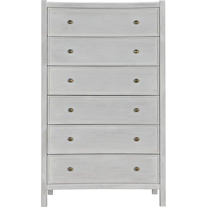 Hampton Tall Boy by Noir. Made from mahogany in a transitional style.