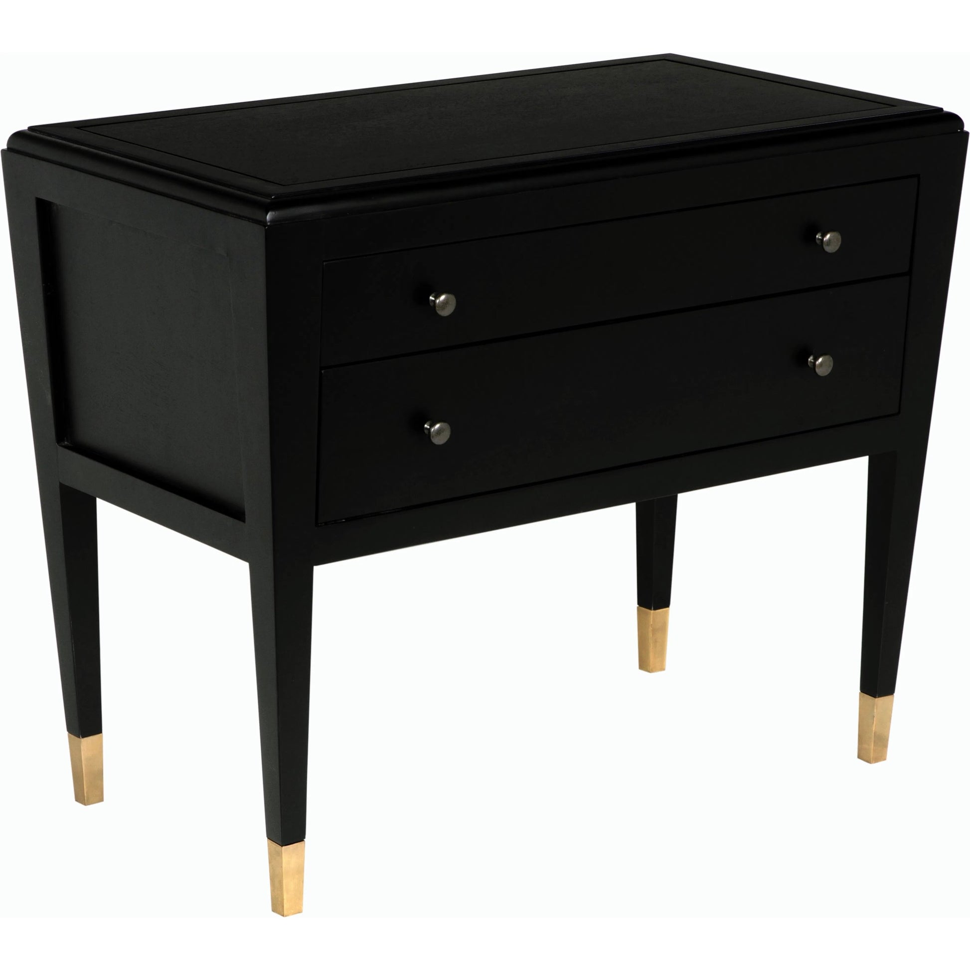 Grant Sideboard by Noir in black. Made from mahogany and veneer in a modern style.