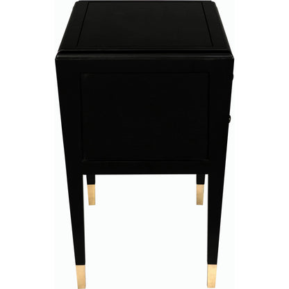 Grant Sideboard by Noir in black. Made from mahogany and veneer in a modern style.