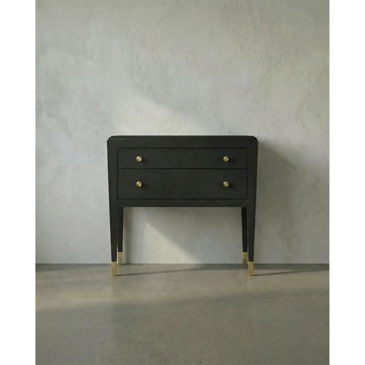Grant Sideboard by Noir in black. Made from mahogany and veneer in a modern style.