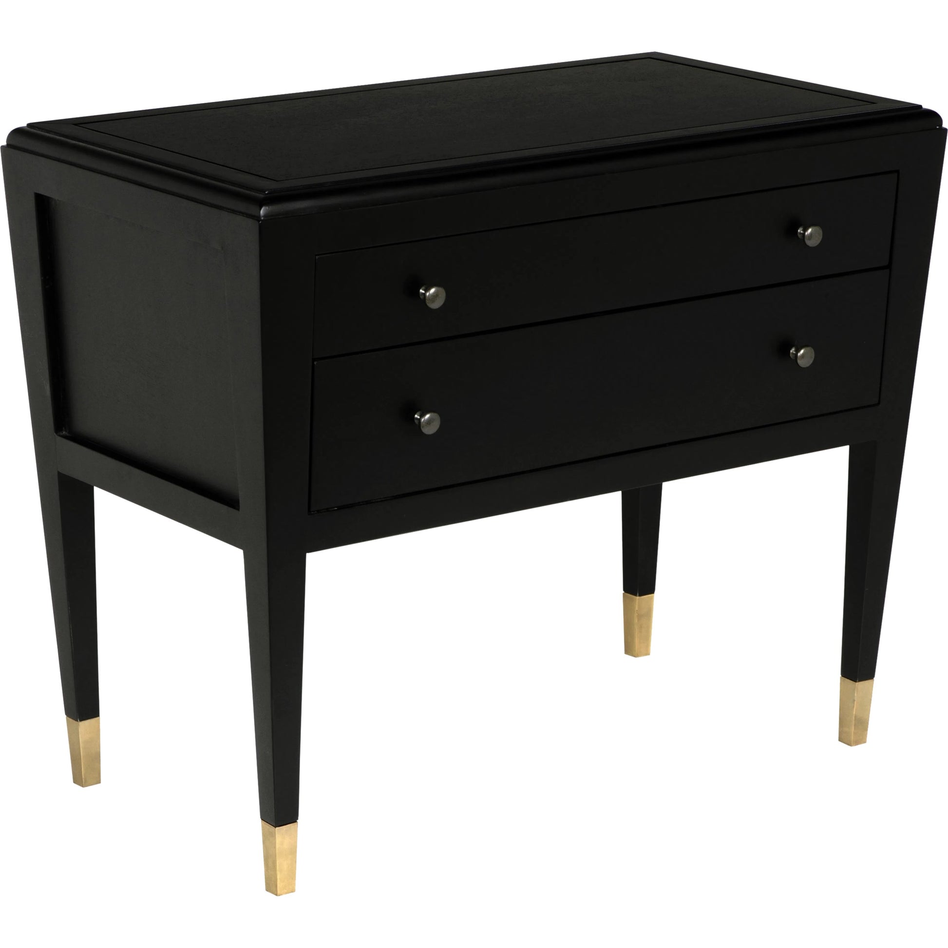 Grant Sideboard by Noir in black. Made from mahogany and veneer in a modern style.