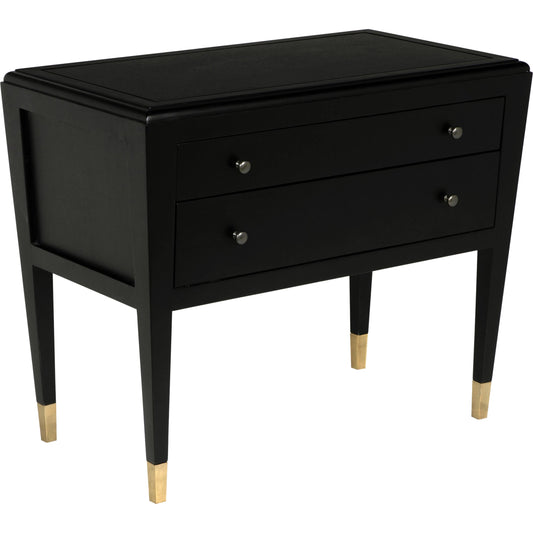 Grant Sideboard by Noir in black. Made from mahogany and veneer in a modern style.
