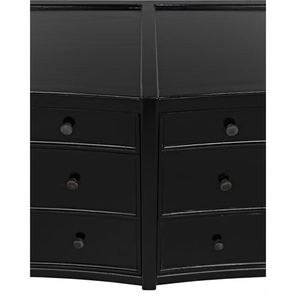 Hampton Dresser by Noir. Made from mahogany in a cottage & farmhouse style.