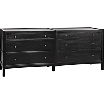 Hampton Dresser by Noir. Made from mahogany in a cottage & farmhouse style.