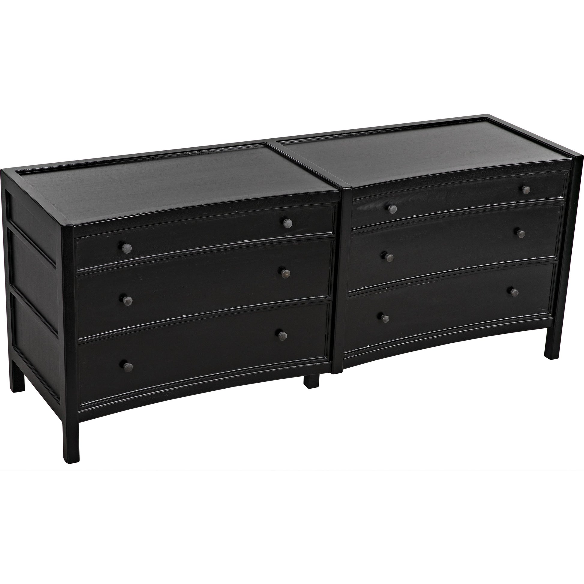 Hampton Dresser by Noir. Made from mahogany in a cottage & farmhouse style.