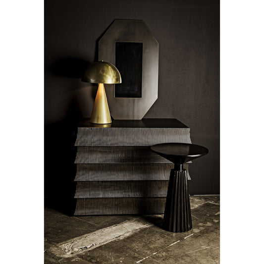 Ava Dresser by Noir in hand rubbed black with light brown highlights. Made from mahogany in a eclectic & global style.