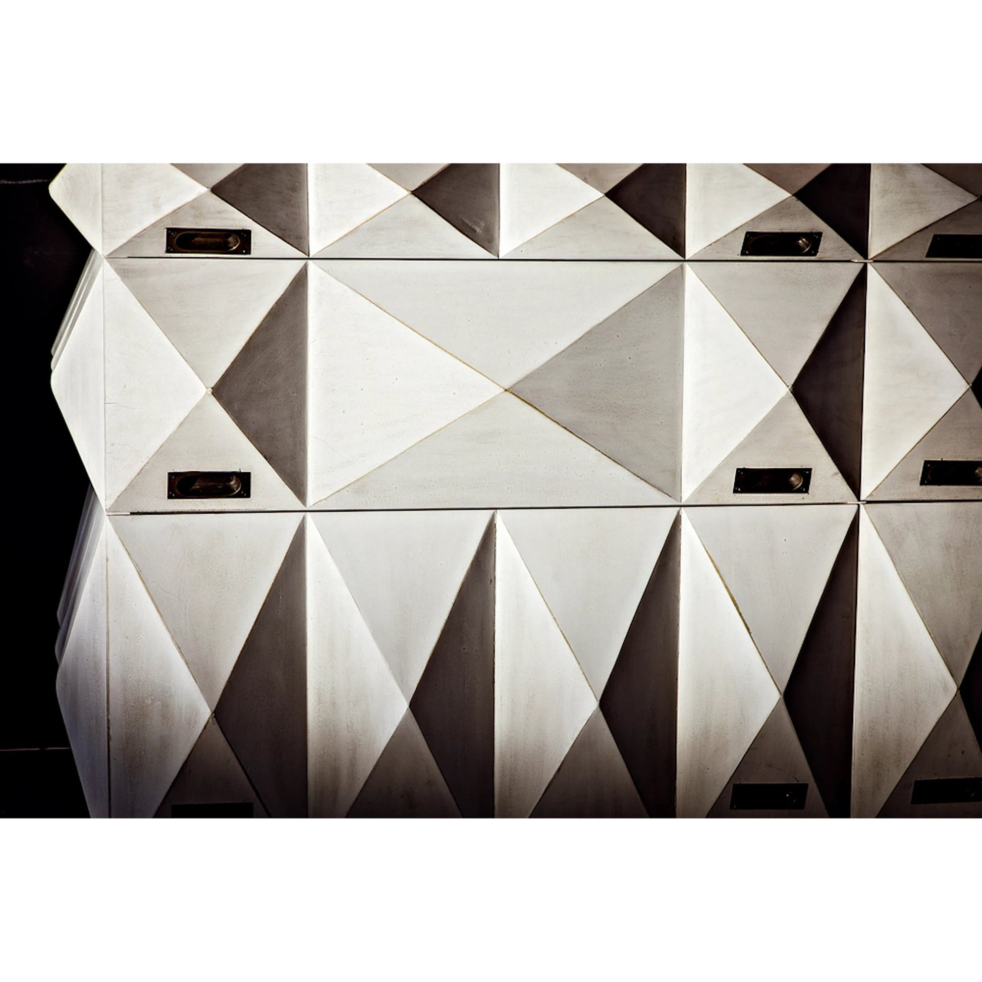 Allegra Dresser by Noir in hand rubbed black. Made from mahogany with brass pulls in a eclectic & global style.