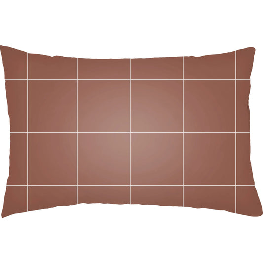 Gridwork Pillow - 28592 by Livabliss. Made from front: 100% polyester, back: 100% polyester, fill: polyester, polyfill in a modern style.