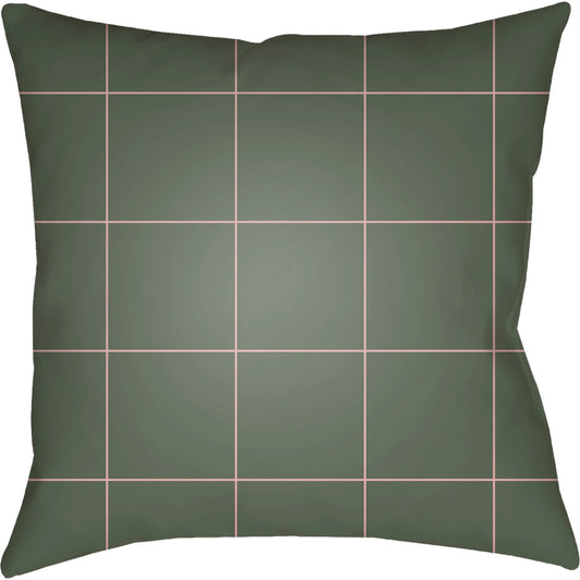 Gridwork Pillow - 28592 by Livabliss. Made from front: 100% polyester, back: 100% polyester, fill: polyester, polyfill in a modern style.