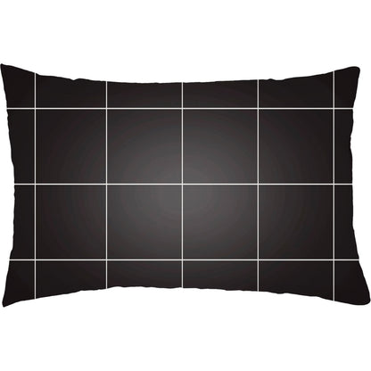 Gridwork Indoor/Outdoor Pillow by Livabliss. Made from front: 100% polyester, back: 100% polyester, fill: polyester, polyfill in a modern style.