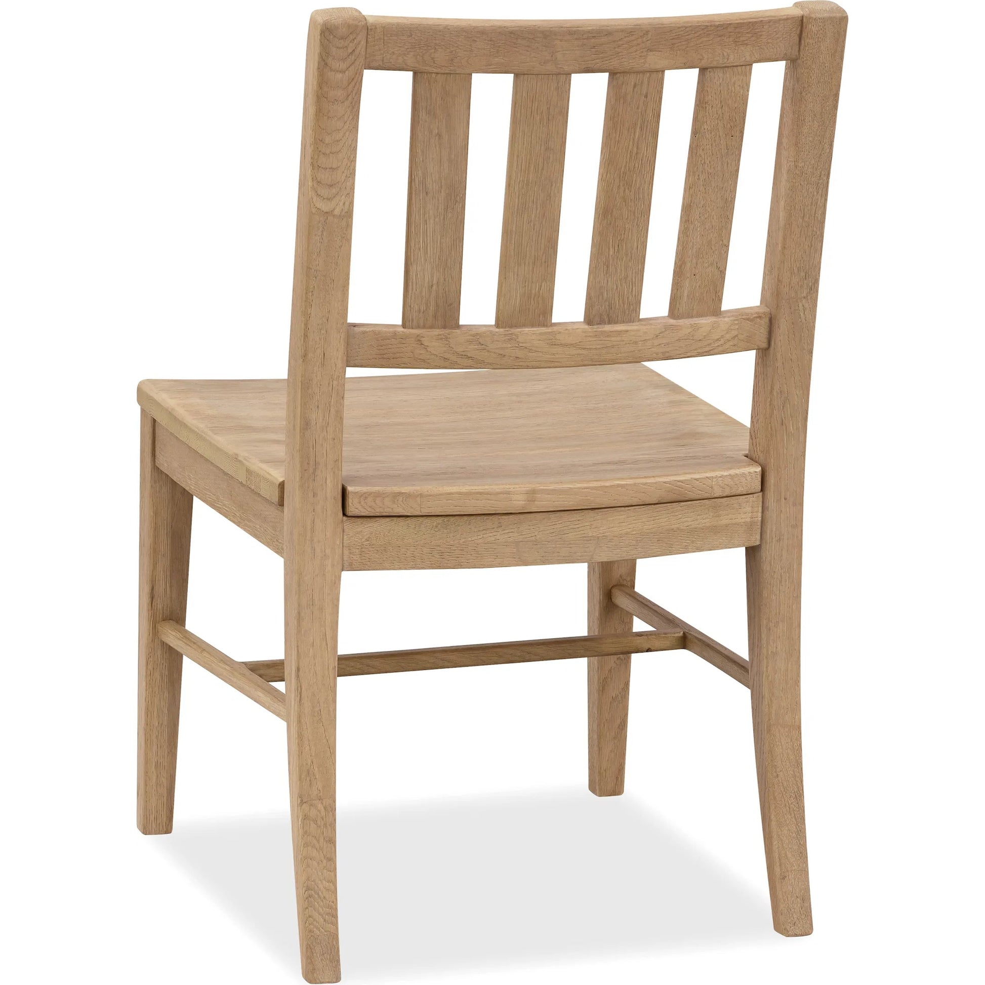Driftwood Splatback Side Chair by Hooker Furniture. Made from oak solids, fabric, 70% polyester, 20% viscose, 10% linen in a transitional style.