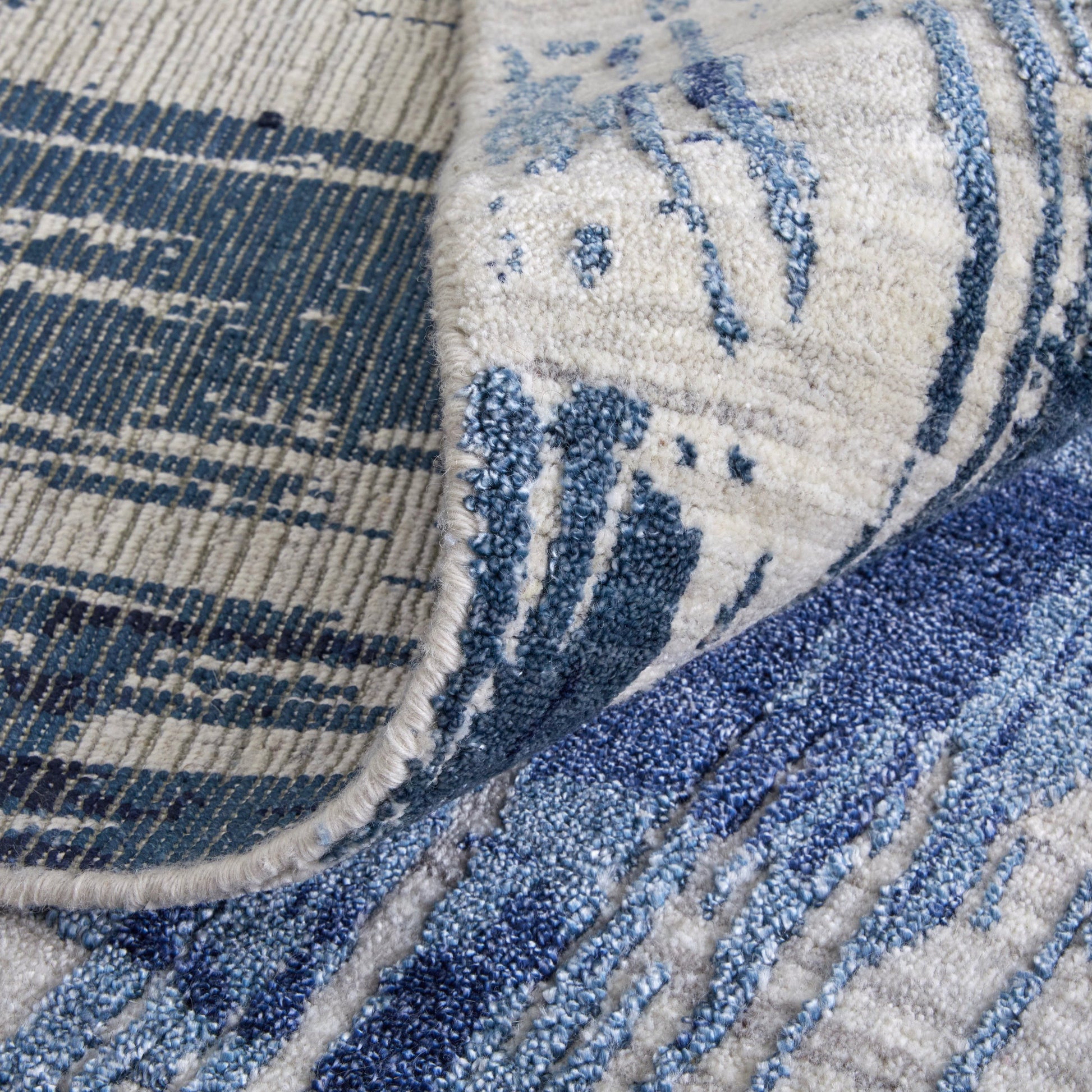 Eastfield Rug - 69AGF by Feizy in blue, ivory. Made from wool, viscose in a unique style.