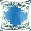 Deep Teal, Blue, Olive, Emerald, Beige / Down Feather / 18" x 18"