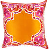 Medium Purple, Plum, Magenta, Red, Orange / Down Feather / 18" x 18"