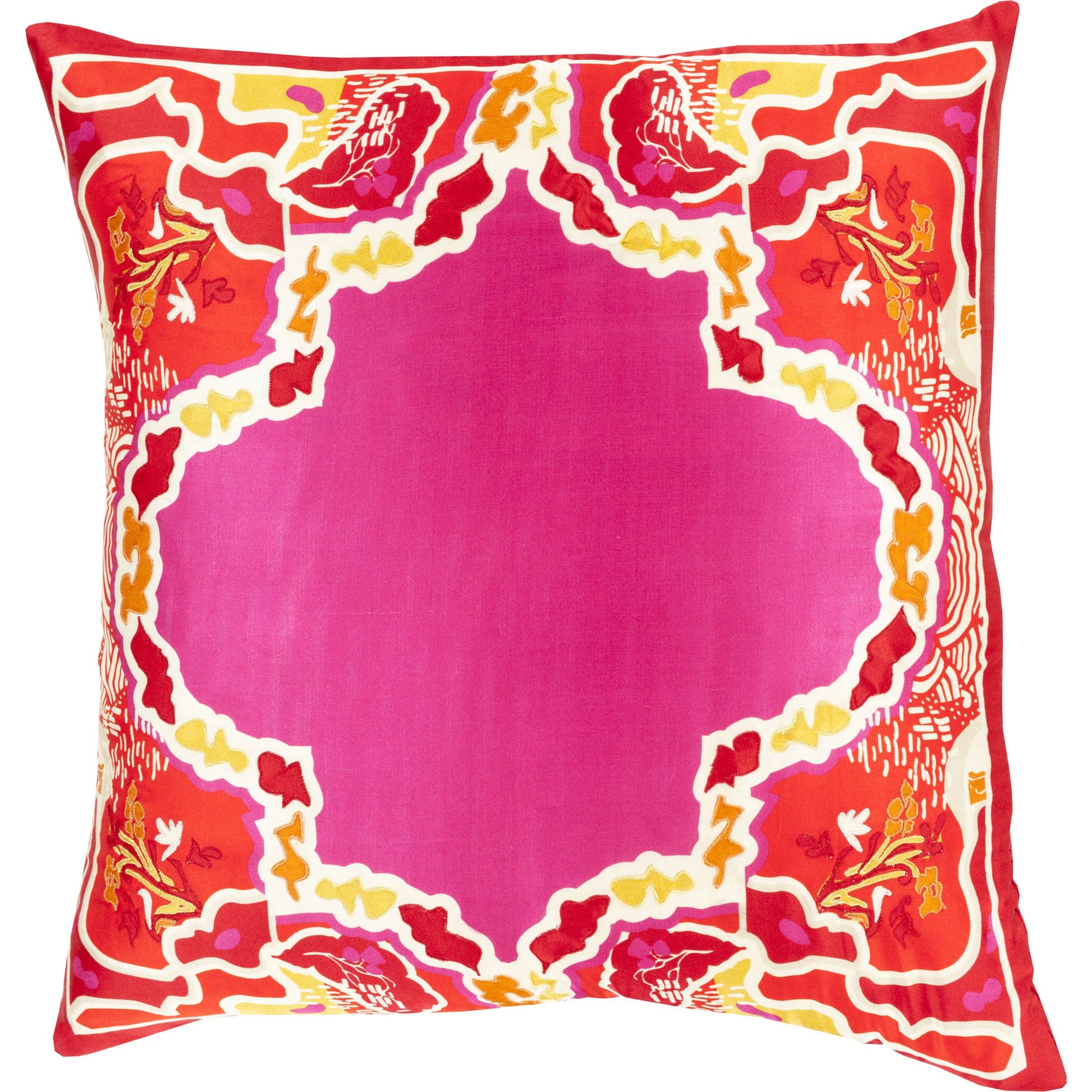 Geisha Pillow - 19039 by Surya. Made from 100% silk in a eclectic & global style.