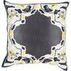 Ivory, Mustard, Slate, Light Beige, Dark Blue, Dark Green / Down Feather / 18" x 18"
