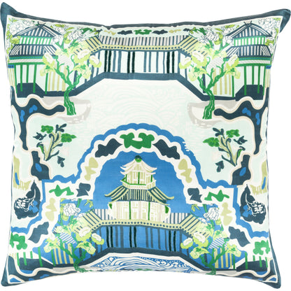 Geisha Pillow - 14595 by Surya. Made from unique in a eclectic & global style.