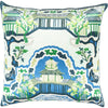 Deep Teal, Olive, Beige, Blue, Emerald, Seafoam / Down Feather / 18" x 18"