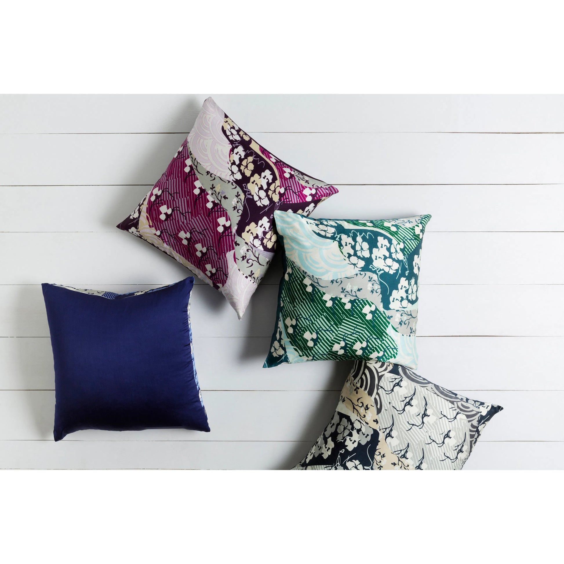 Geisha Pillow - 7597 by Surya. Made from unique in a traditional style.