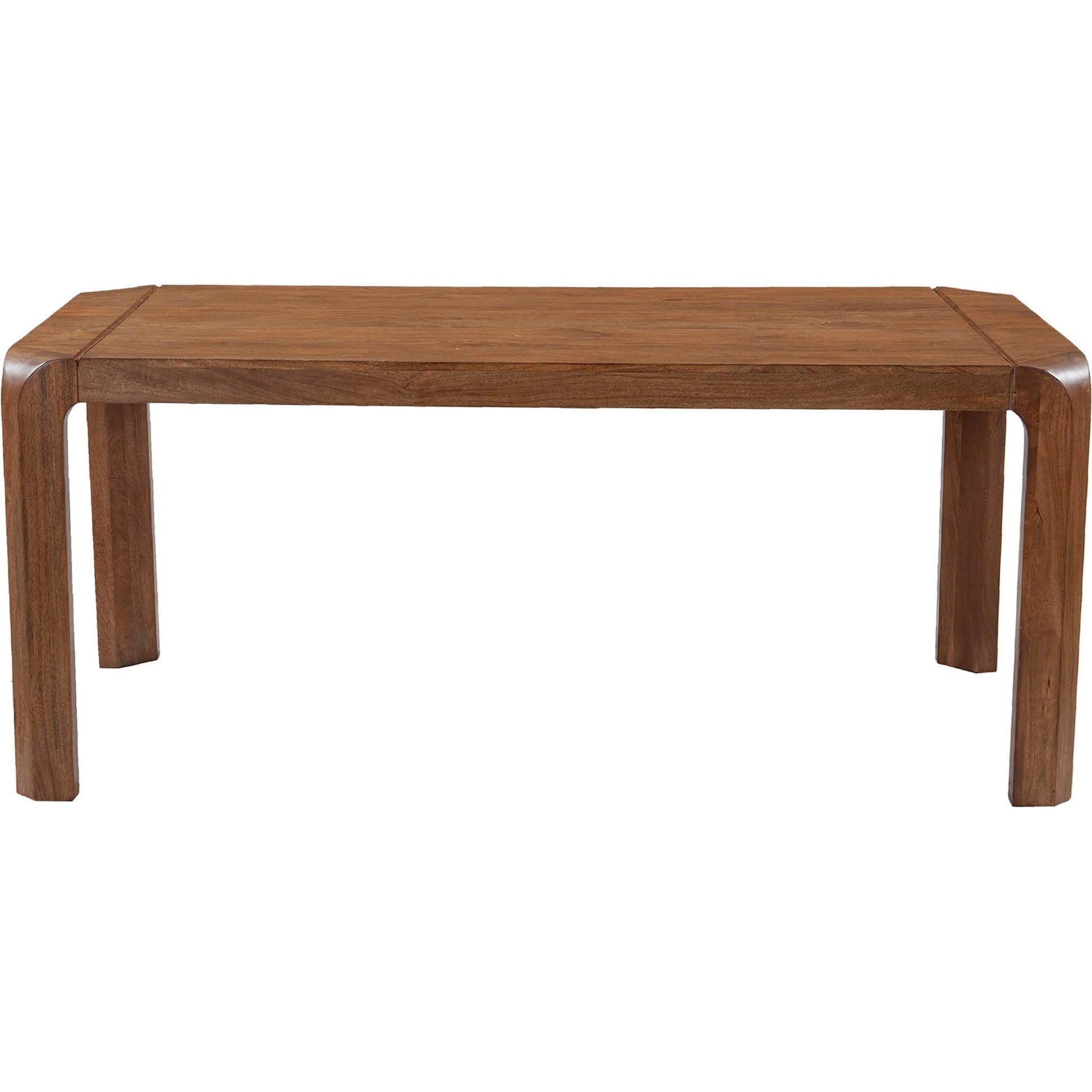 Genesis Dining Table by LH Imports in brown. Made from mango, mdf in a unique style.
