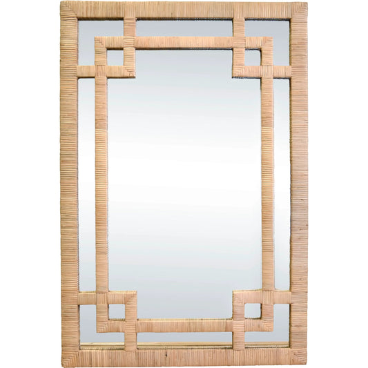 Geneva Greek Key Design Mirror by Worlds Away. Made from unique in a unique style.