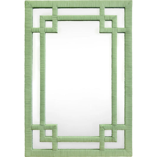 Geneva Greek Key Design Mirror by Worlds Away. Made from unique in a unique style.
