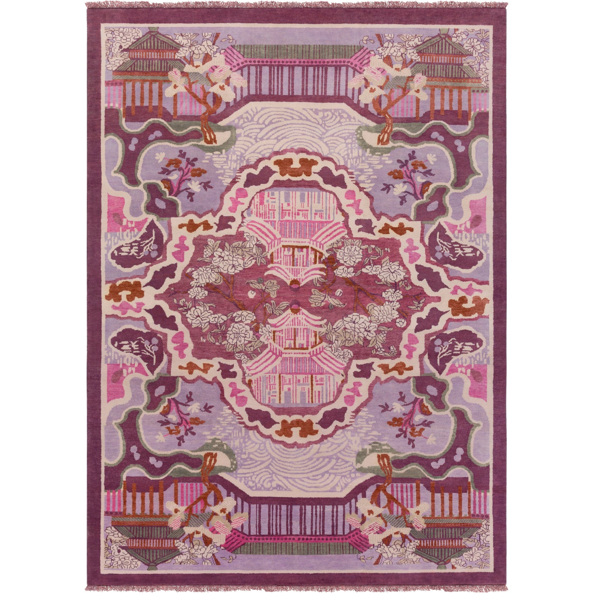 Geisha Rug - 12930 by Surya. Made from wool in a unique style.
