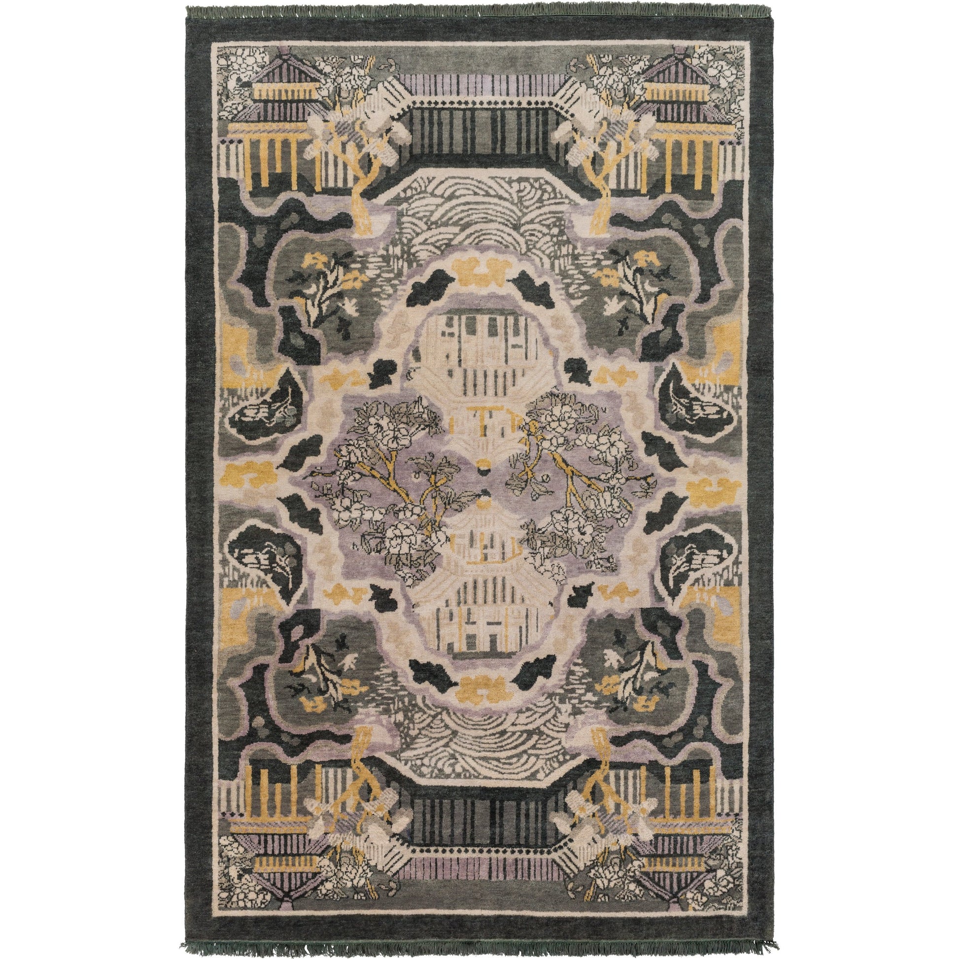 Geisha Rug - 12930 by Surya. Made from wool in a unique style.