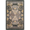 Dark Green, Charcoal, Mustard, Light Gray, Medium Gray, Gray / 5' x 8'