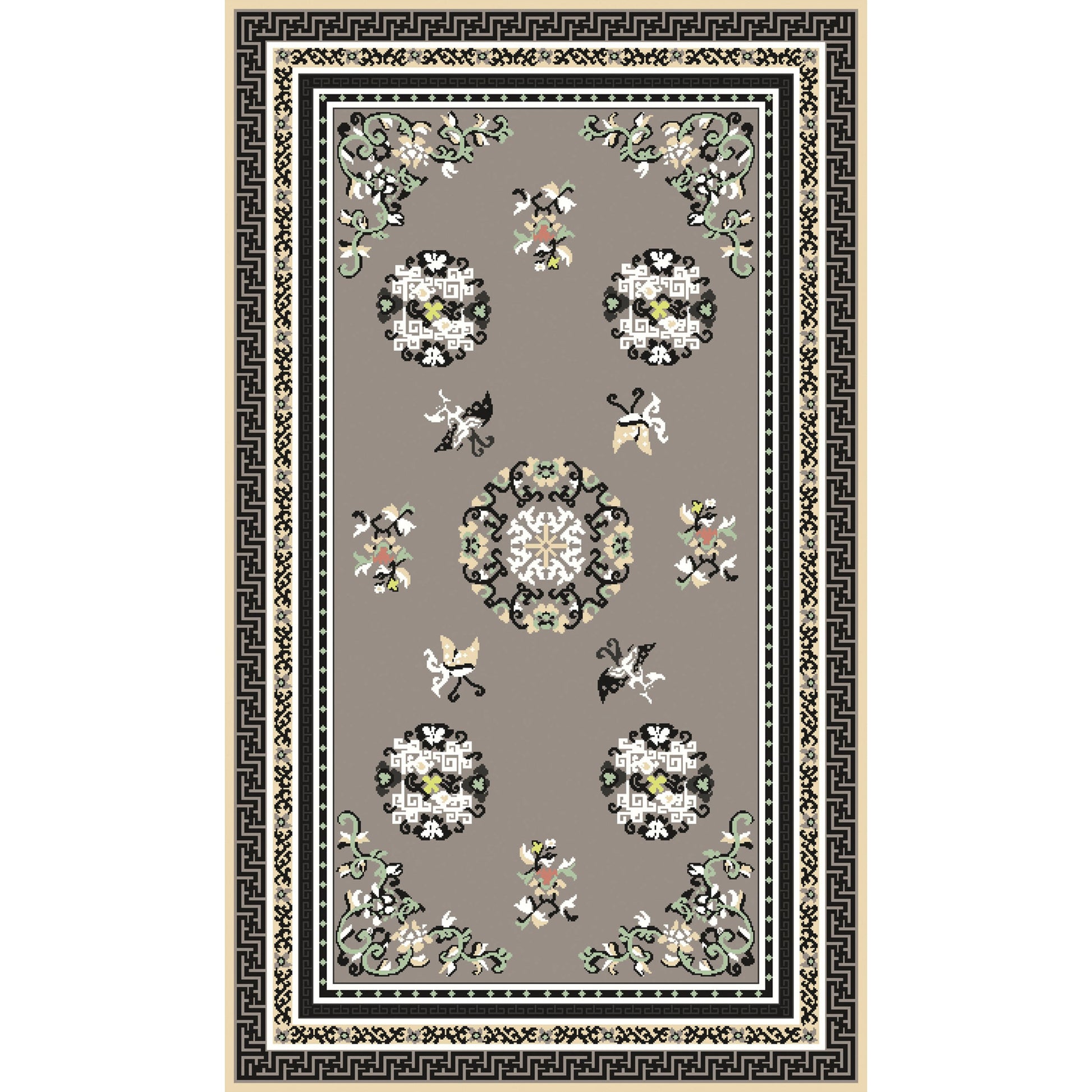 Geisha Rug - 12931 by Surya. Made from wool in a unique style.
