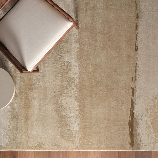 Genesis GES63 Rug by Jaipur Living in beige, tan. Made from 60% viscose 30% wool 10% cotton in a unique style.