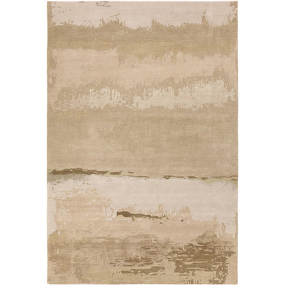 Genesis GES63 Rug by Jaipur Living in beige, tan. Made from 60% viscose 30% wool 10% cotton in a unique style.