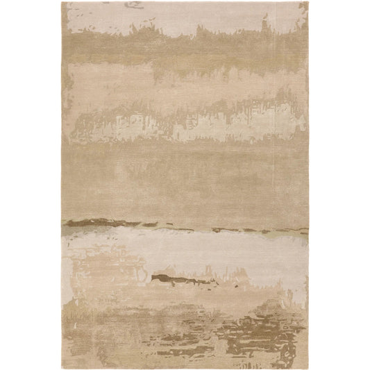 Genesis GES63 Rug by Jaipur Living in beige, tan. Made from 60% viscose 30% wool 10% cotton in a unique style.
