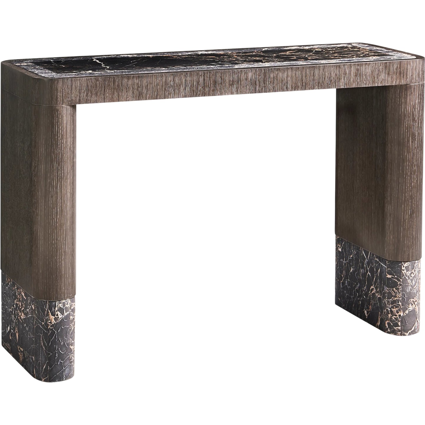 001 SI-2535729 | Primary Silo | Monarch Console Table by Jonathan Charles in chocolate apricot oak. Made from main oak veneer in a unique style.
