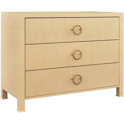 Getty Three Drawer Chest by Worlds Away. Made from unique in a eclectic & global style.