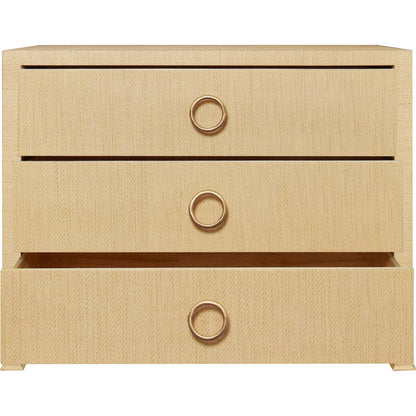 Getty Three Drawer Chest by Worlds Away. Made from unique in a eclectic & global style.