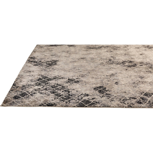 Kano Transitional Diamond Rug - 3873F by Feizy in ivory, gray, taupe. Made from polypropylene, polyester in a unique style.