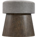 Linea Round Bench by Bernhardt. Made from white oak veneers, fabric in a transitional style.