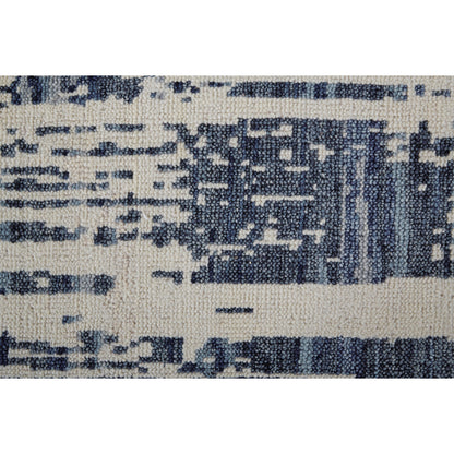 Roxford Transitional Rug - T16T6034 by Thom Felicia by Feizy Rugs in ivory, blue. Made from wool in a unique style.