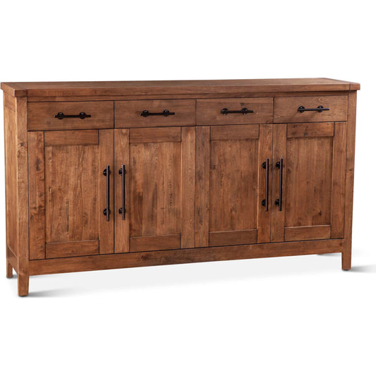 Aspen 72" Buffet by World Interiors in brown and earth. Made from birch wood in a unique style.