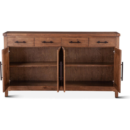 Aspen 72" Buffet by World Interiors in brown and earth. Made from birch wood in a traditional style.
