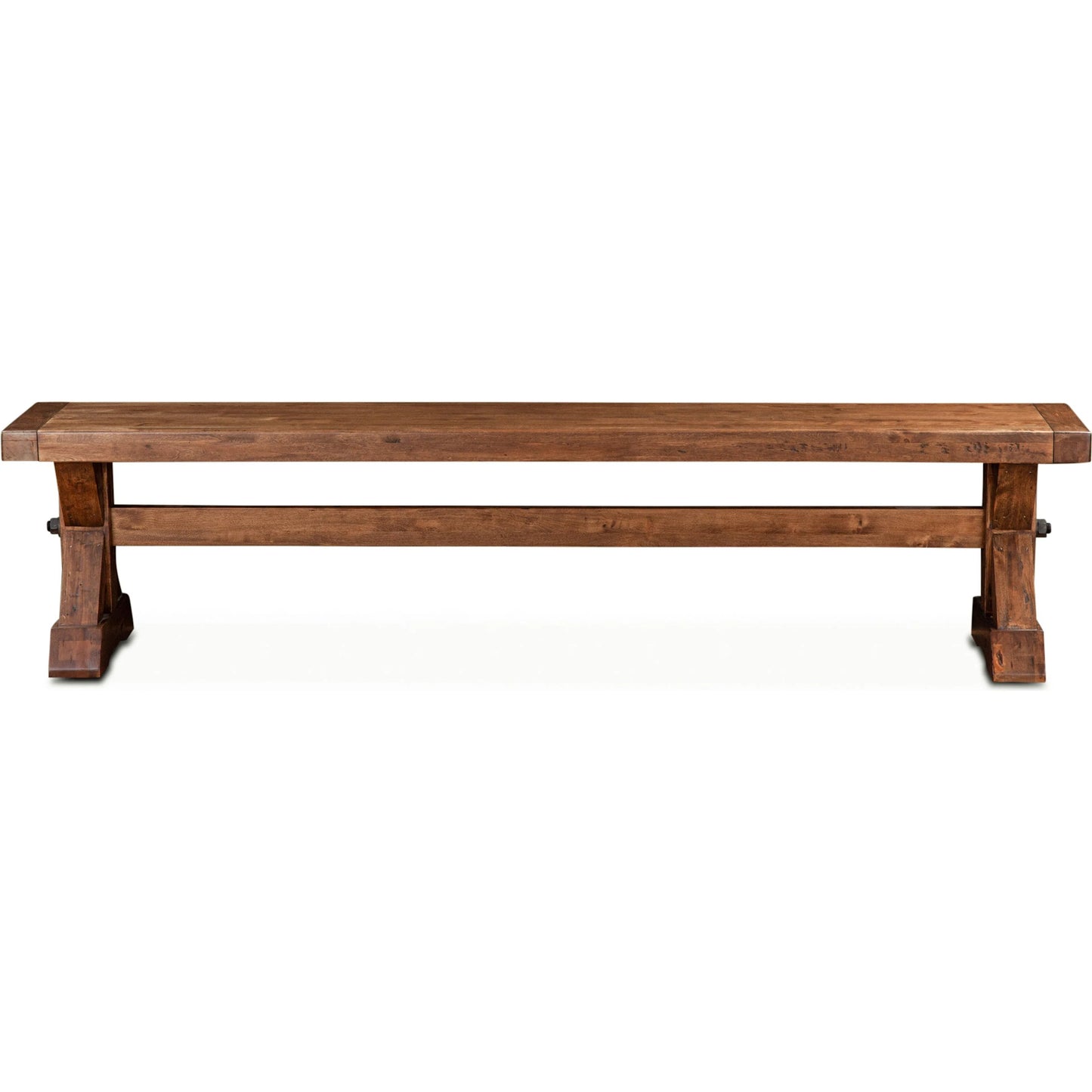 004 SI-2242740 | Additional Silo | Aspen 82" Bench by World Interiors in brown and earth. Made from birch wood in a traditional style.