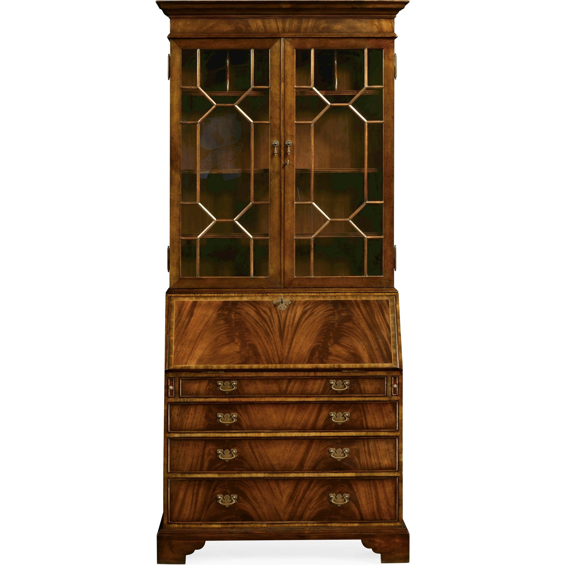 Buckingham Georgian Mahogany Secretary by Jonathan Charles. Made from unique in a cottage & farmhouse style.