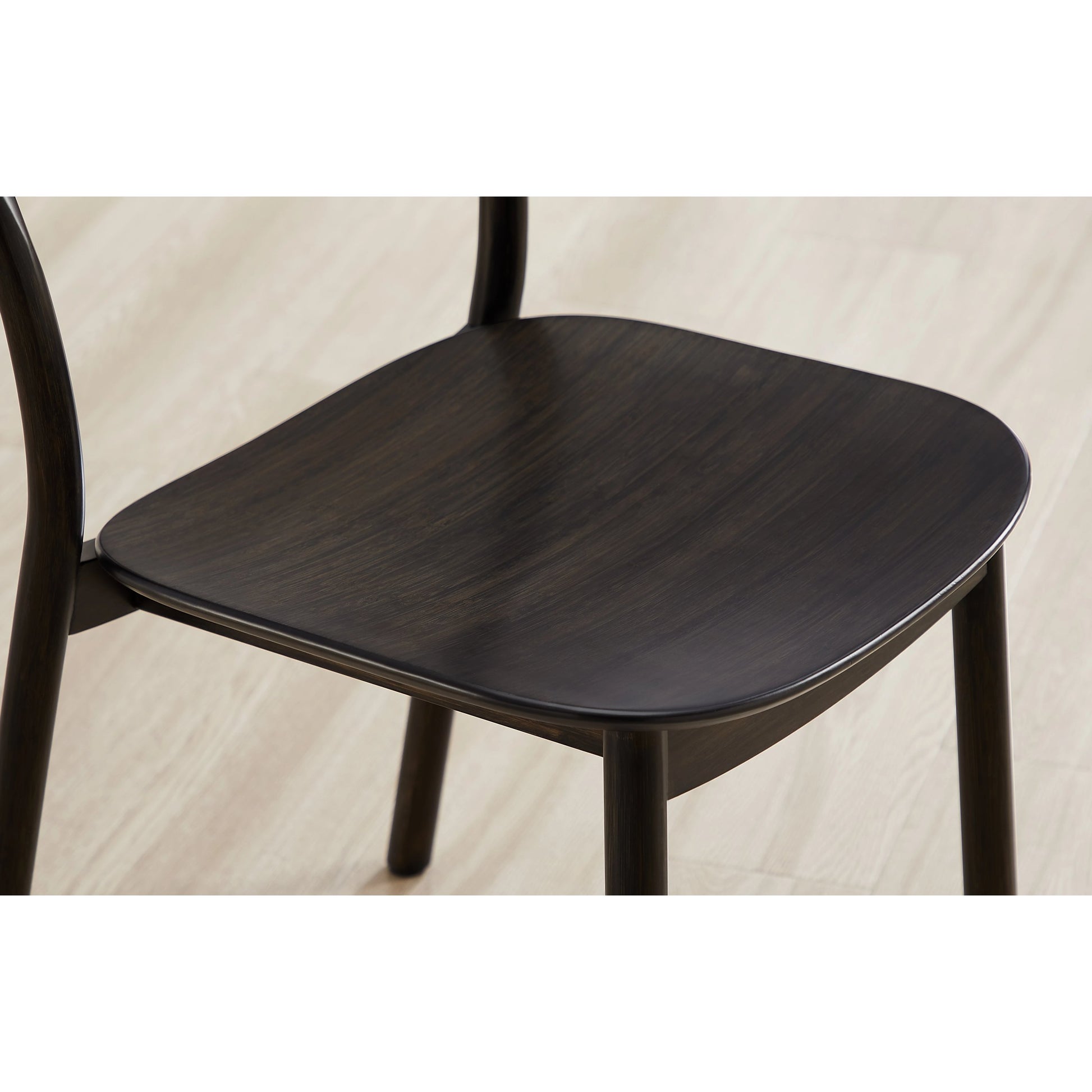 Hanna Dining Chair (Set of 2) by Greenington. Made from solid moso bamboo in a modern style.