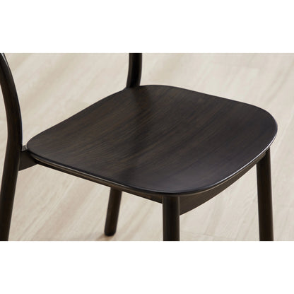 Hanna Dining Chair (Set of 2) by Greenington. Made from solid moso bamboo in a modern style.