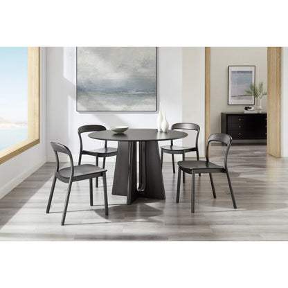 Hanna Dining Chair (Set of 2) by Greenington. Made from solid moso bamboo in a modern style.