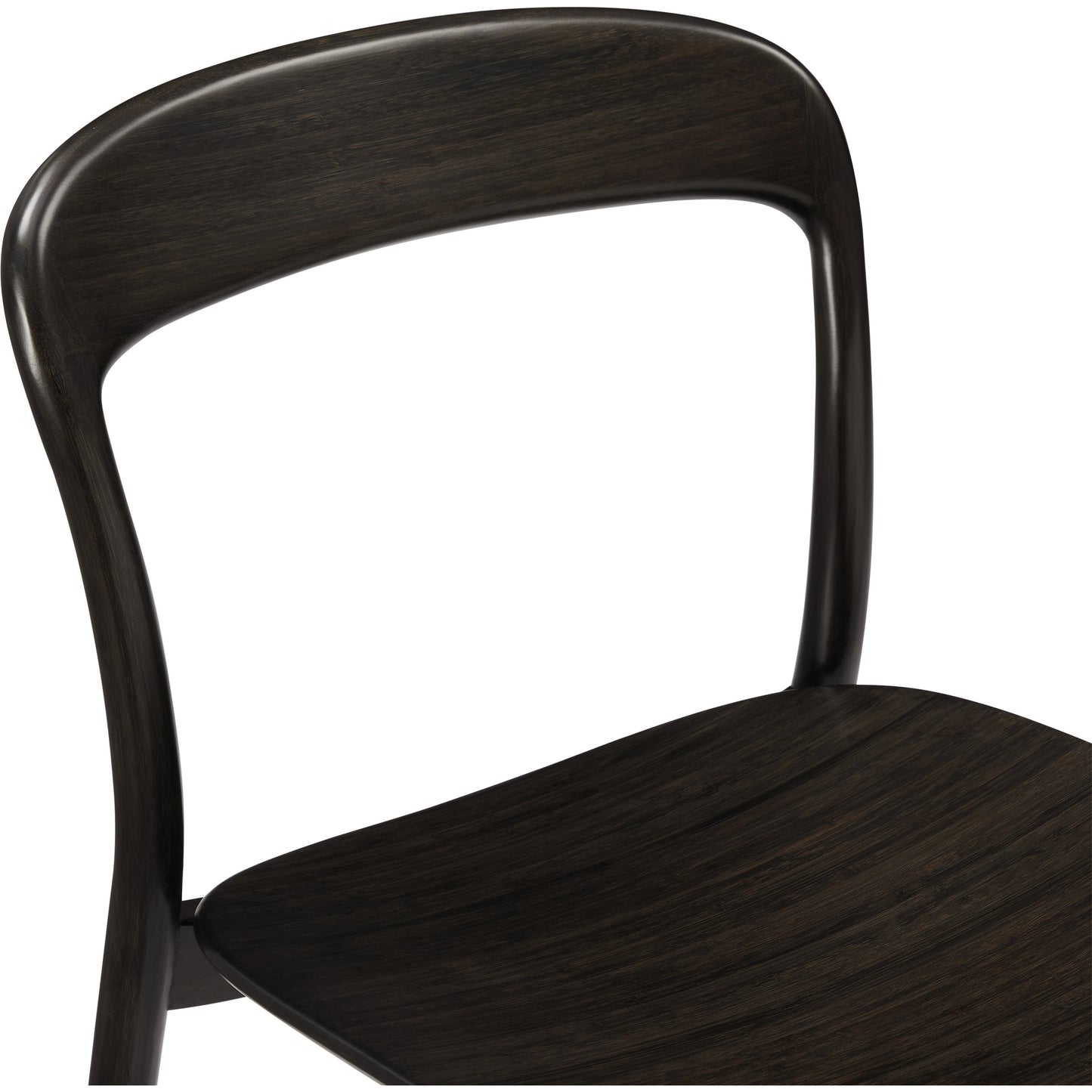 012 SI-2107592 | Closeup | Hanna Dining Chair (Set of 2) by Greenington. Made from solid moso bamboo in a modern style.